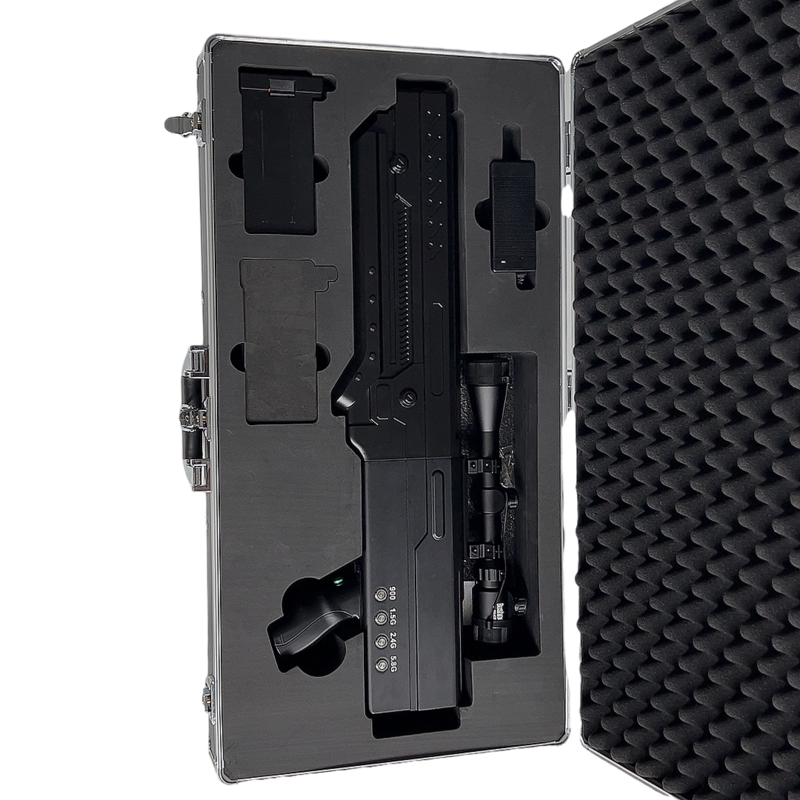  龙潭手持便携式枪型低空防御反制四通道B型