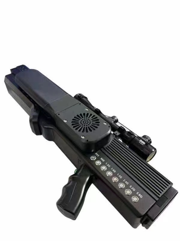  龙潭手持便携式枪型低空防御反制八通道